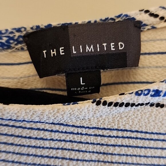 The Limited Striped Summer Blouse sz Large - Picture 2 of 7